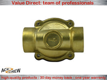 Load image into Gallery viewer, Brass Solenoid Valve NC 1 inch NPT 24VDC Normally Closed for gas, air , fluid