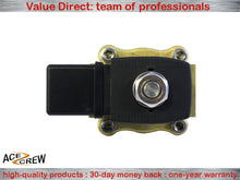 Load image into Gallery viewer, Brass Solenoid Valve NC 1 inch NPT 24VDC Normally Closed for gas, air , fluid