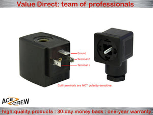 Brass Solenoid Valve NC 3/4 inch NPT, 110VAC/120VAC Normally Closed for Water Air Gas