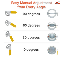 Load image into Gallery viewer, 4 inch HVAC Duct Manual Volume Backdraft Damper with Adjustment Handle