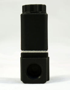 Nylon Solenoid Valve 1/4 inch NPT 24 VDC Normally Closed - Gravity Feed