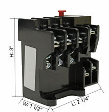 Load image into Gallery viewer, JR36-20 thermal relay, circuit breaker, control system, power distribution, motor control, HVAC system, power control, electrical safety, industrial equipment, heating element, trip curve, industrial machinery, fan protection, motor protection, automation, enclosure, thermal relay with contactor, electrical engineering, electrical safety, thermal relay, thermal overcurrent protection, adjustable trip current, 32A overcurrent protection 