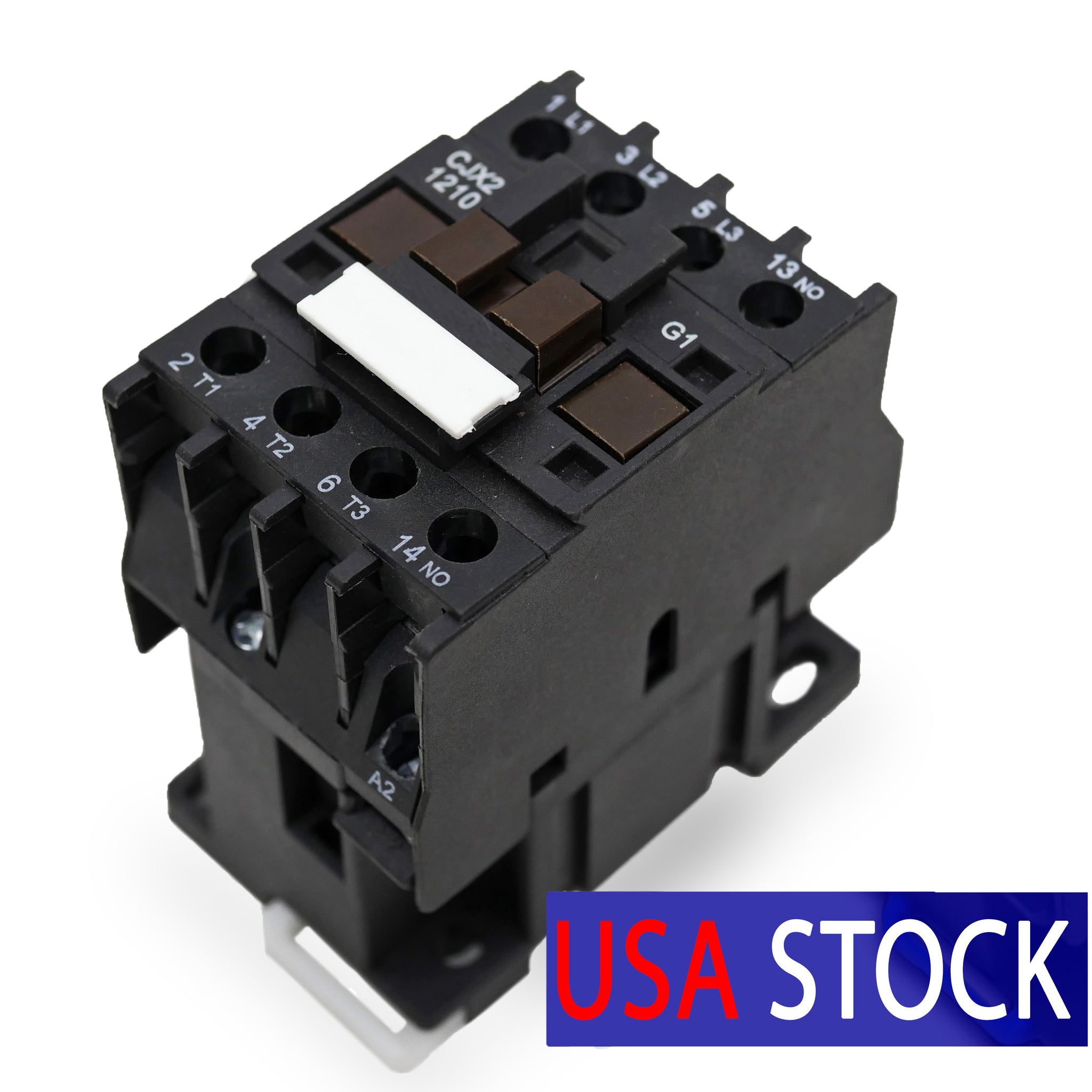 3 Pole AC Motor Contactor CJX2-1210 32A, Contactor Coil Voltage 110V ...