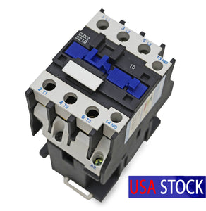 3 Pole AC Motor Contactor CJX2-3210 32A, Contactor Coil Voltage Options: 220V or 110V, NO