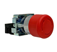 600V/10A 22mm Emergency Stop Push Button, Twist to Reset, 1 Contact Normally Closed