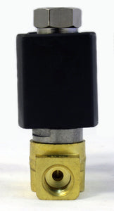 Brass Solenoid Valve NO 1/4 inch , 12VDC Normally Open for Water, Air & Gas