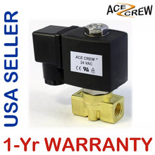 Load image into Gallery viewer, Solenoid Valve Viton Normally Closed 1/4 inch 24vac