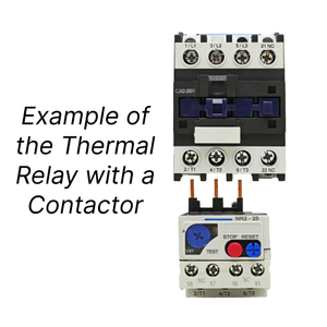 NR2-25 relay, circuit breaker, overcurrent protection, normally open, normally closed, control system, power distribution, motor control, HVAC system, power control, electrical safety, industrial equipment, heating element, trip curve, industrial machinery, fan protection, motor protection, automation, enclosure, thermal relay with contactor, electrical engineering, electrical safety, thermal relay, 25A thermal protection, thermal relay and motor contactor