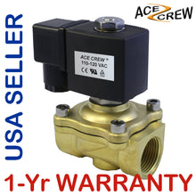 Load image into Gallery viewer, SOLENOID VALVE NORMALLY CLOSED 3/4 INCH 110VAC 120VAC