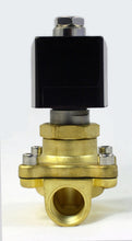 Load image into Gallery viewer, Brass Solenoid Valve NO 3/4 inch NPT 110VAC, 120VAC Normally Open - flow control valve for gas , liquid &amp; air