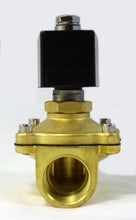 Load image into Gallery viewer, Brass Solenoid Valve NO 1 inch NPT 12VDC Normally Open for Water, Air &amp; Gas