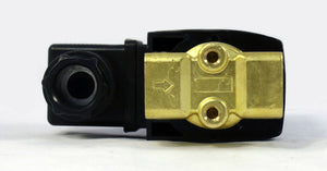 Brass Solenoid Valve Viton 1/4 inch NPT 220V, 230V, 240VAC for Liquid, Air & Gas