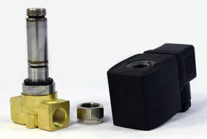 Brass Solenoid Valve Viton 1/2 inch NPT 110VAC , 120VAC for gas, fluid & air