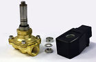 MOBYAT 3/8 Inch Solenoid Valve For Water Normally Open 220v Brass HIgh
