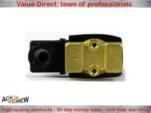 Load image into Gallery viewer, Brass Solenoid Valve NC 3/8 inch NPT 110VAC, 120VAC Normally Closed for gas, air , fluid