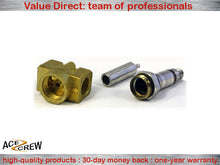 Load image into Gallery viewer, Brass Solenoid Valve VITON NC 1/4 inch NPT 12VDC Normally Closed for Water, Air &amp; Gas