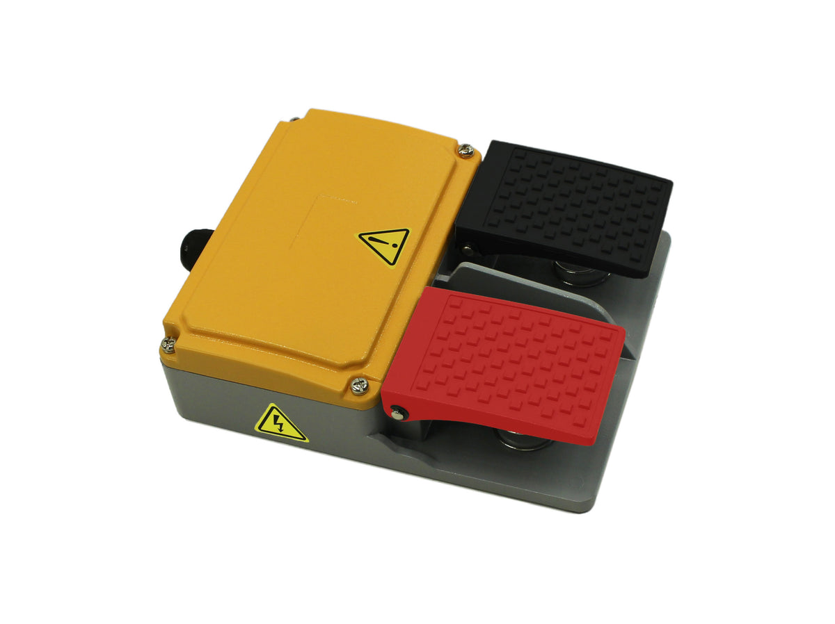 AceCrew Industrial Double Foot Switch Pedal 15A DPST