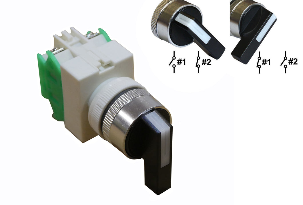 2-Position Rotary Selector Switch