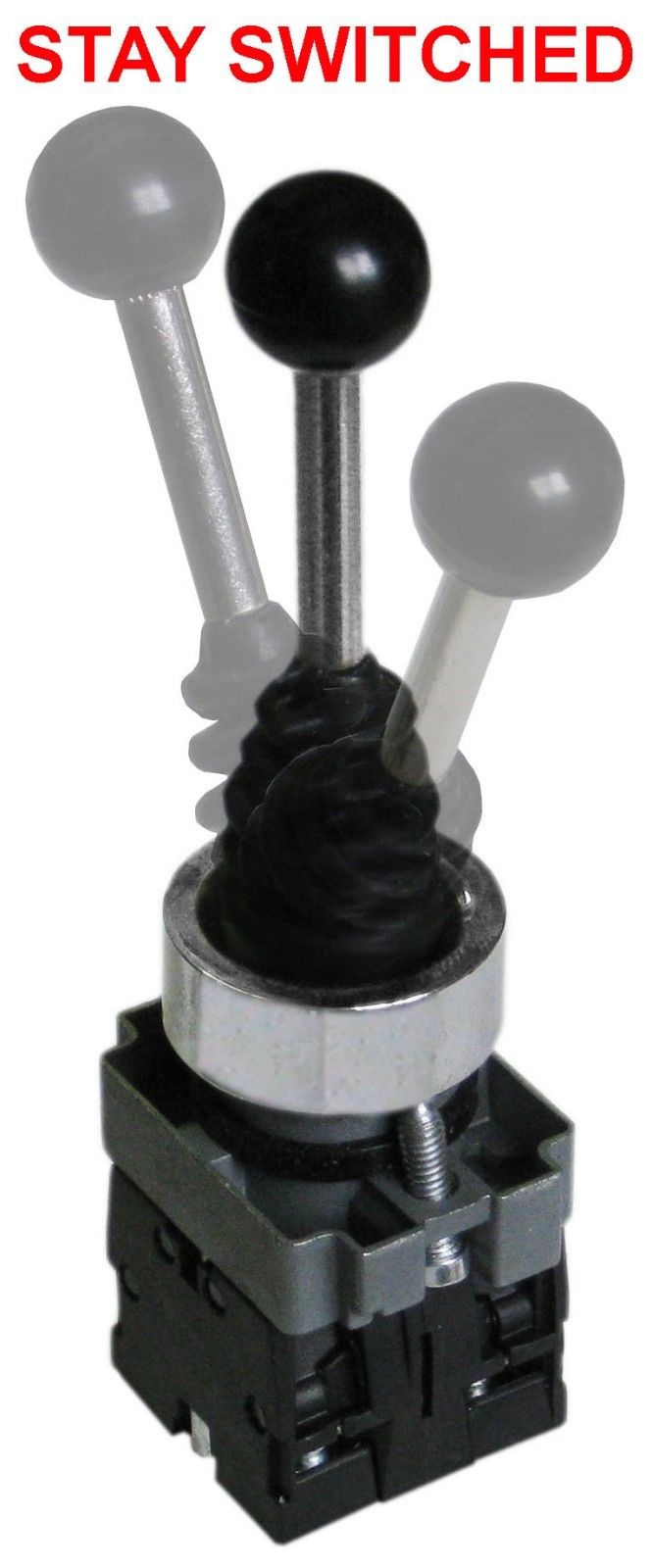 Joystick Handle 2-Button Momentary Control Switch w/ 10' Harness