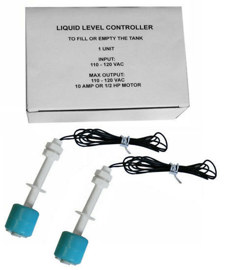AceCrew Liquid Level Controller with 2 Plastic Liquid Level Sensor Switches AceCrew Liquid Level Controller with 2 Plastic Liquid Level Sensor Switches