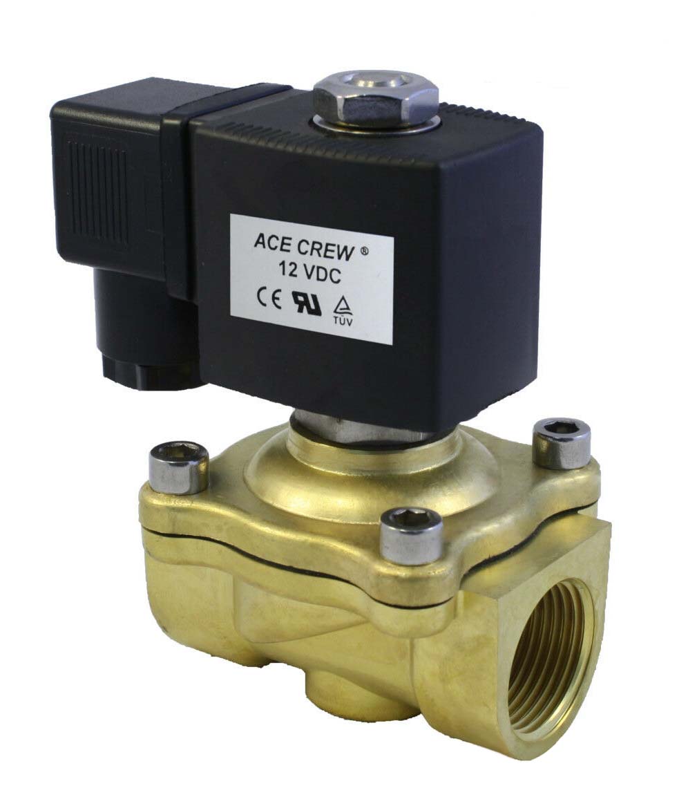 VITON NORMALLY CLOSED 3/4 INCH 12VDC SOLENOID VALVE