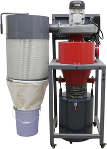 AceCrew Cyclone Dust Collector 1.5HP 120VAC Single Phase 6" Inlet