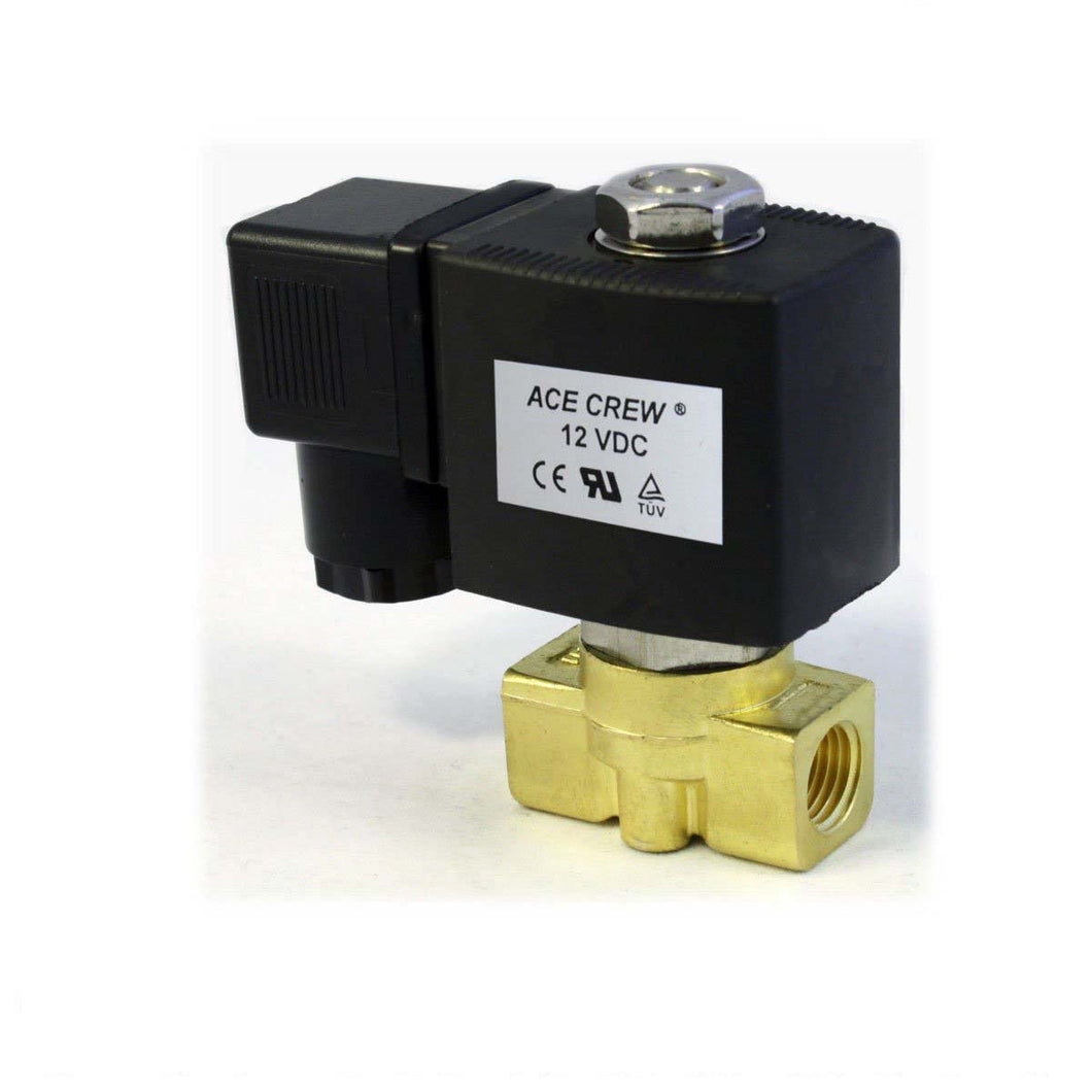 VITON NORMALLY CLOSED SOLENOID VALVE 3/8 INCH 12VDC