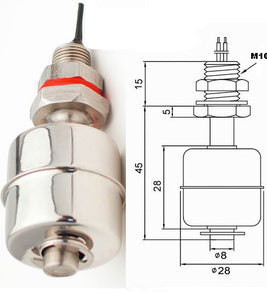 Water Level Sensor Liquid Float Switch Tank Pool Steel