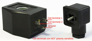 Non polarity sensitive coil Solenoid Valve